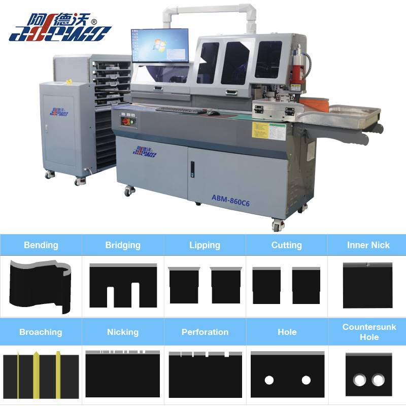 ABM-860C6 (CONTRESUNK Hole, Broach, Nick)