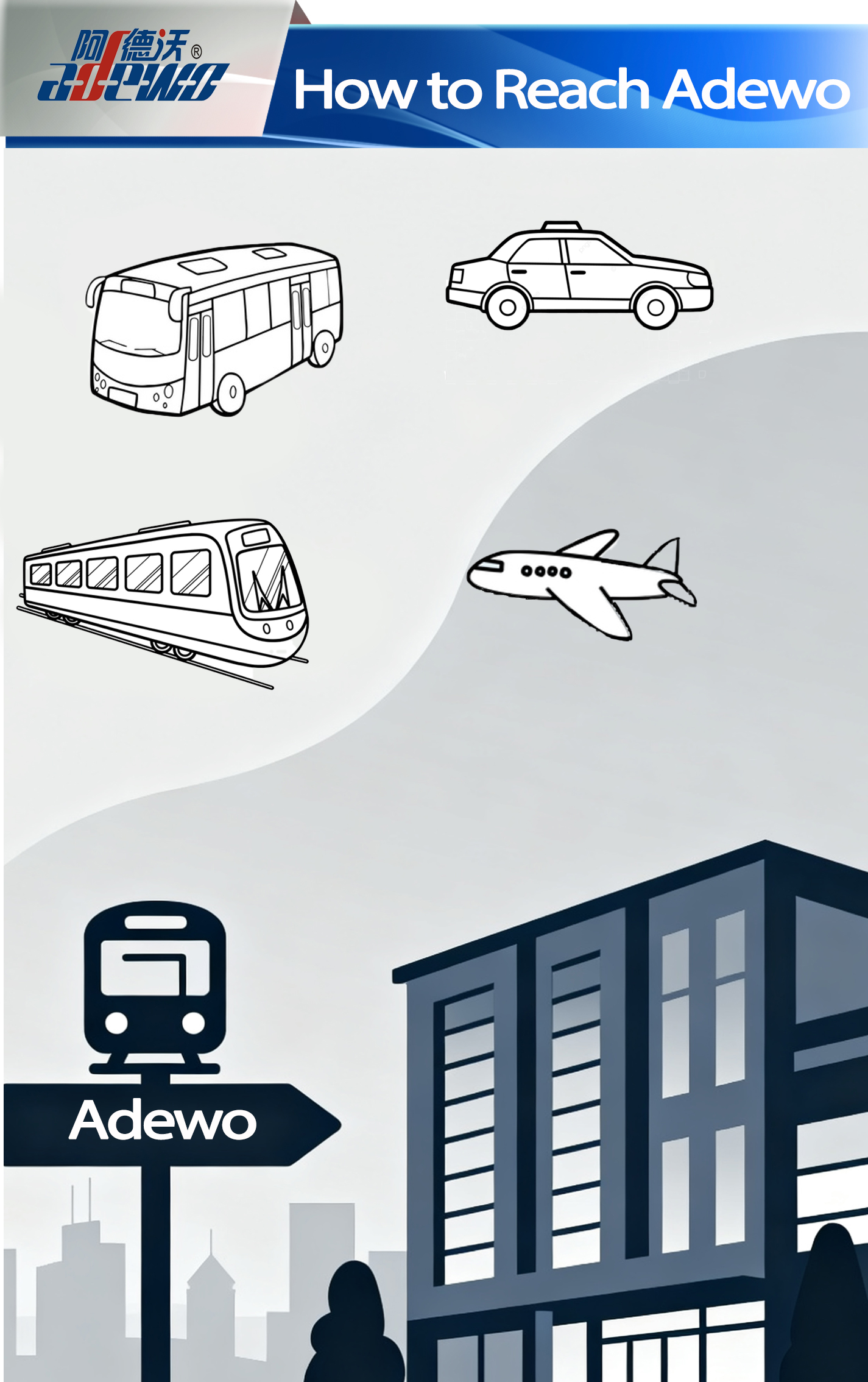 Jak se dostat k Adewo?