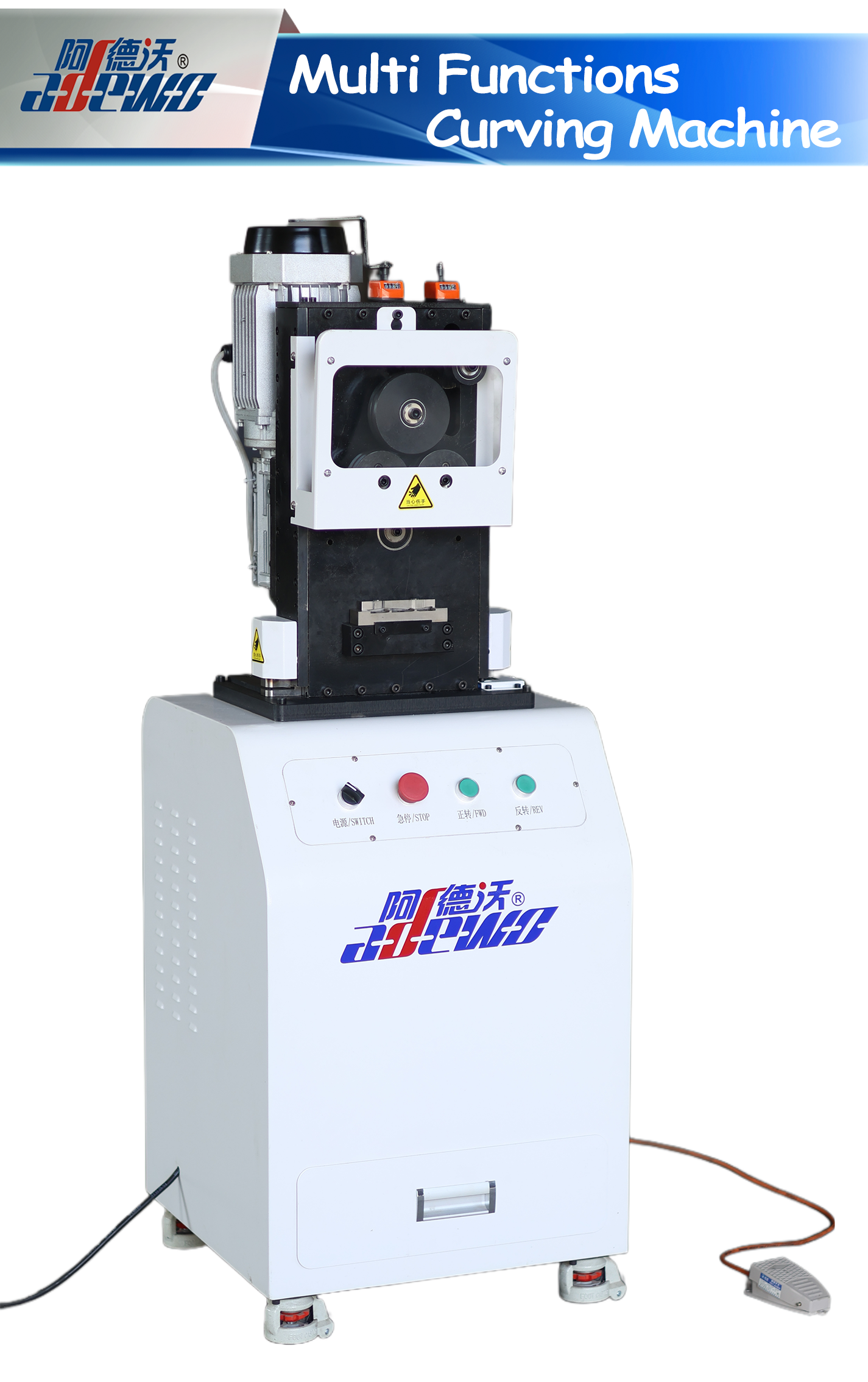 Multifunkční zakřivovací stroj