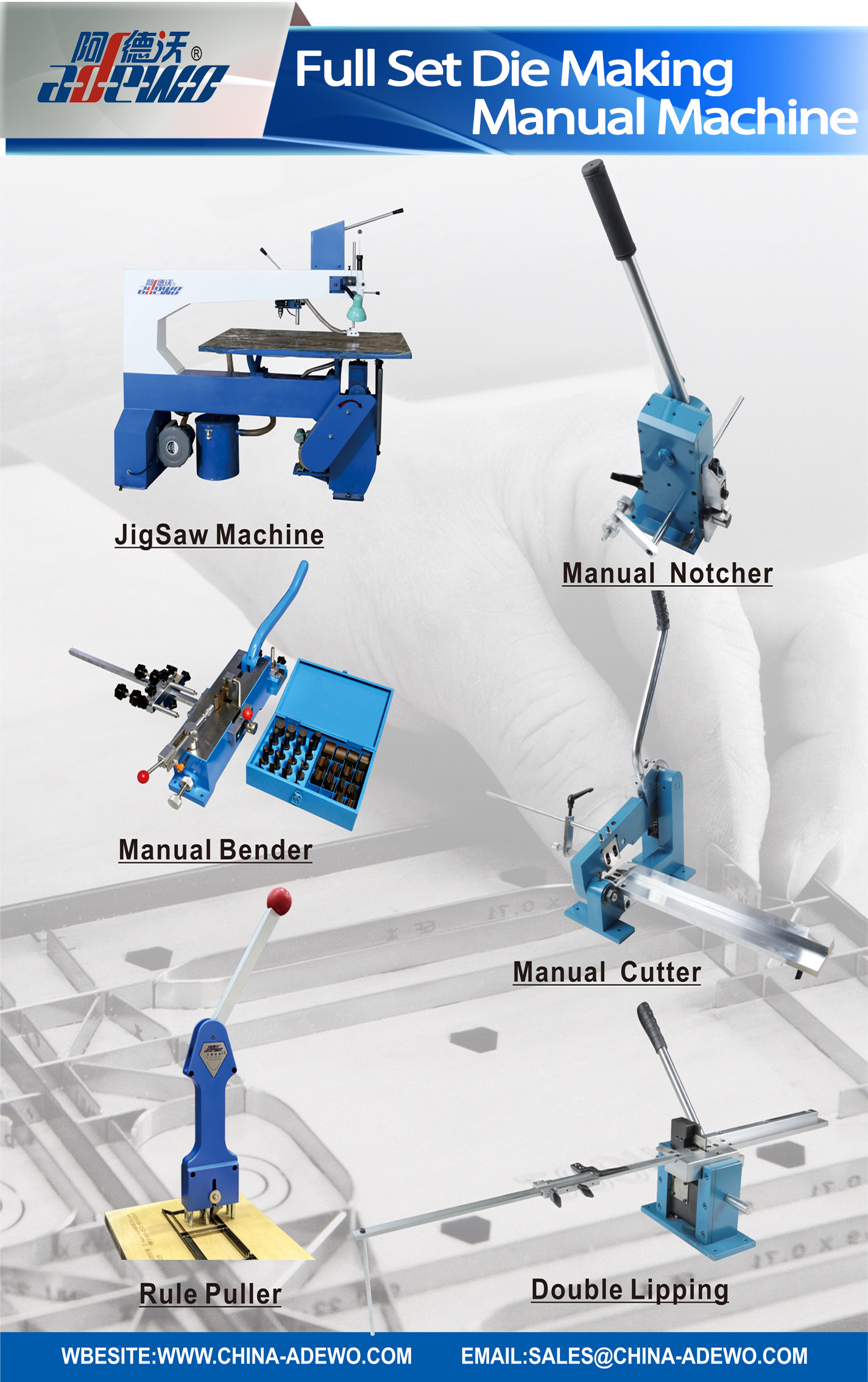 Ruční stroj na výrobu kompletní sady matric