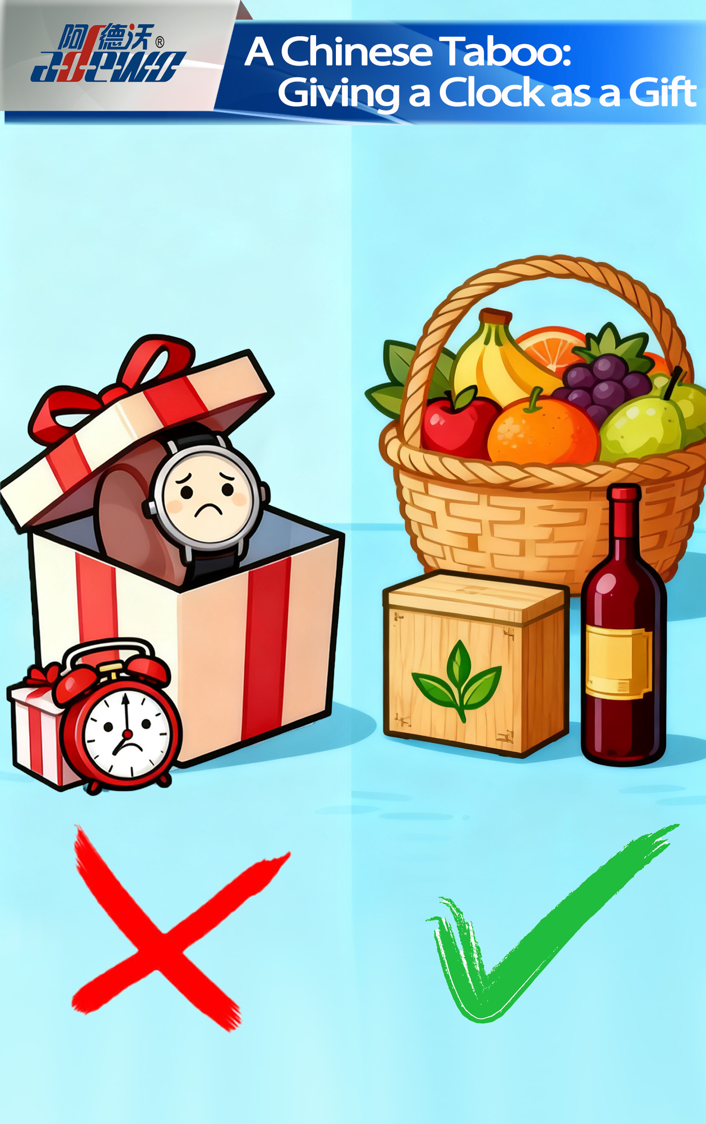 Čínské tabu: Darování hodin