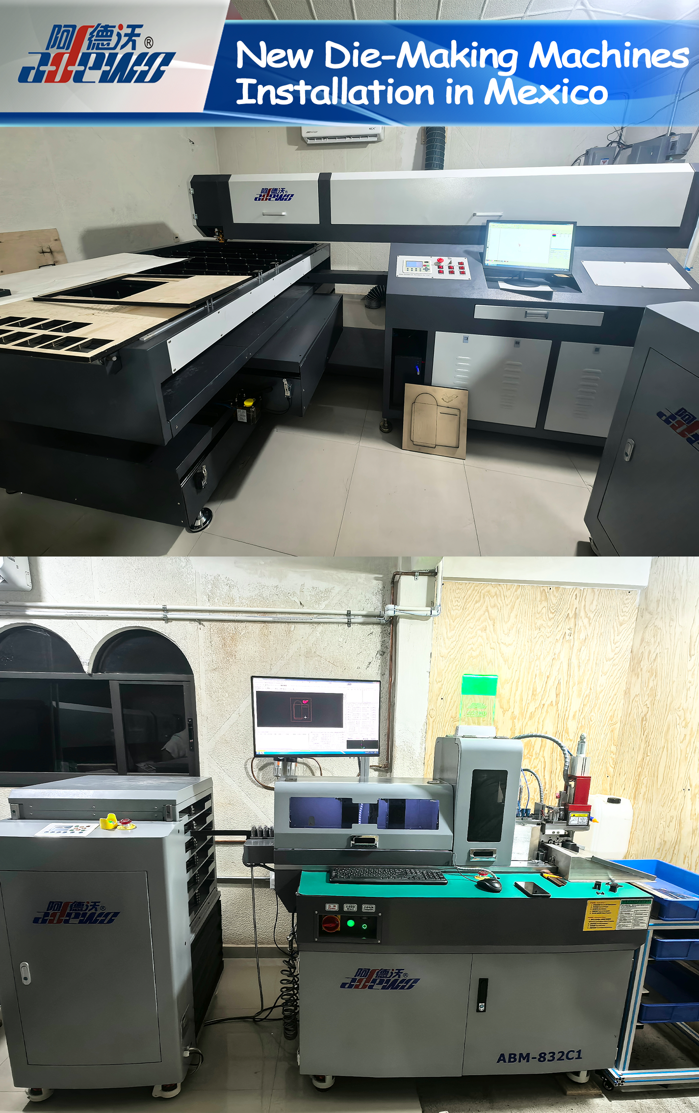 Instalace nových lisovacích strojů v Mexiku