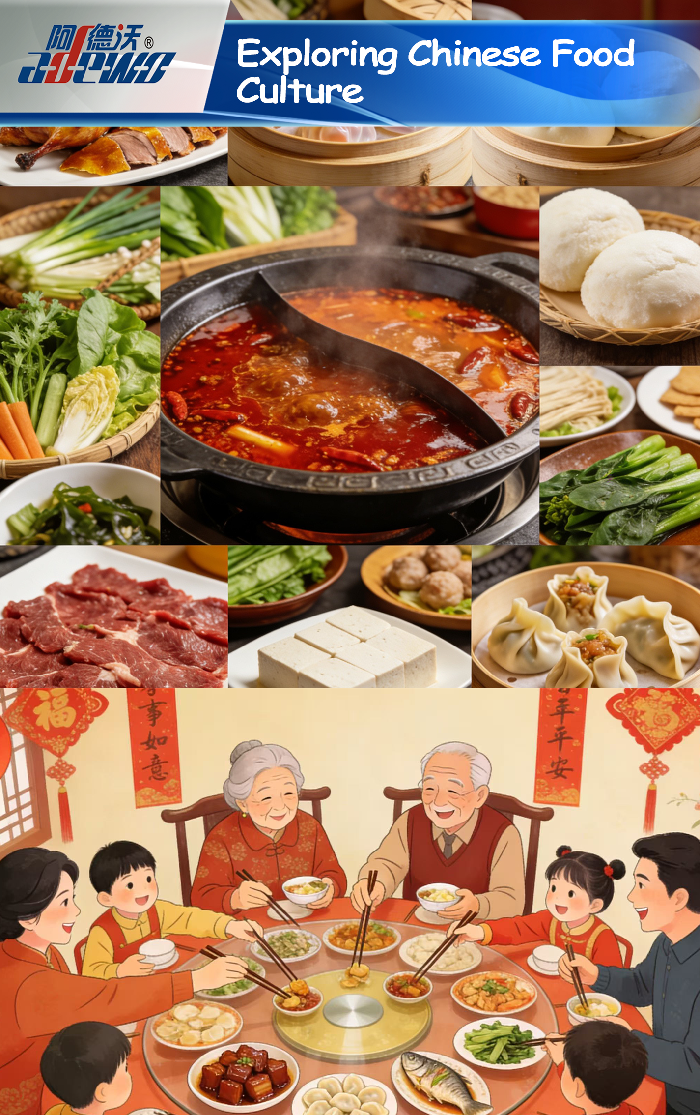 Objevování čínské kultury jídla: Cesta chutí a tradicí